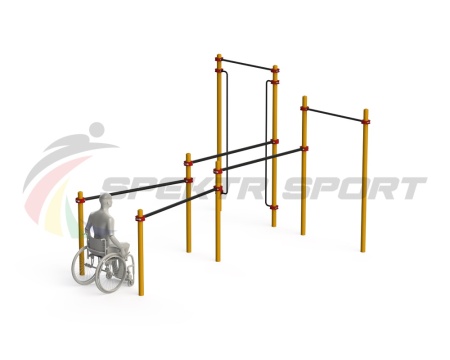 Купить Спортивный комплекс для инвалидов-колясочников WRK-D19_76mm в Аксае 
