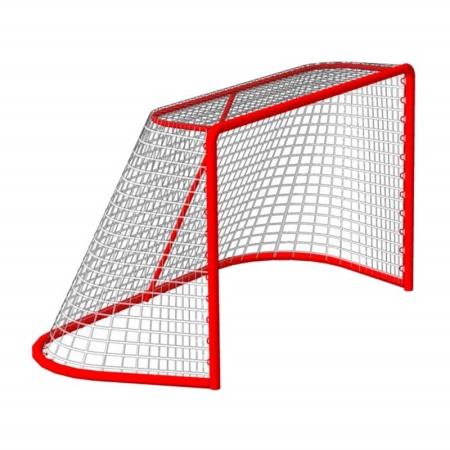 Купить Сетка хоккейная на ворота 1,22мх1,83мх0,5мх1,15м, нить 3,5 мм, безузловая в Аксае 