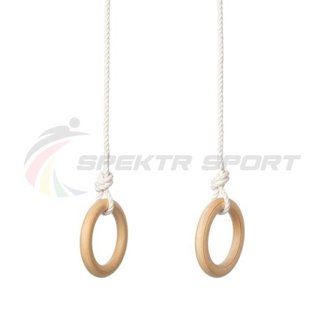 Купить Кольца гимнастические деревянные (фанера 18 мм, покрытие: эмаль, лак или пропитка) в Аксае 
