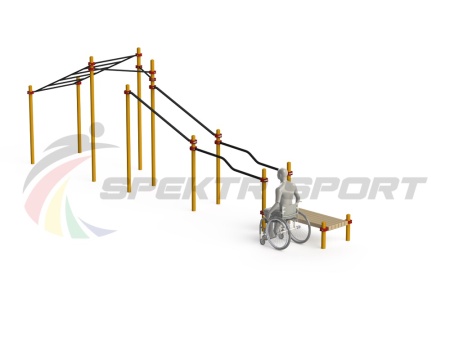 Купить Спортивный комплекс для инвалидов-колясочников WRK-D22_76mm в Аксае 