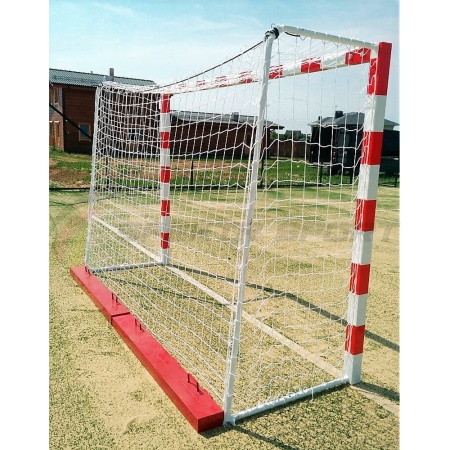 Купить Ворота мини-футбольные без сетки 2х3х1 м. (добровольный серт.) с накидным противовесом 25 кг в Аксае 