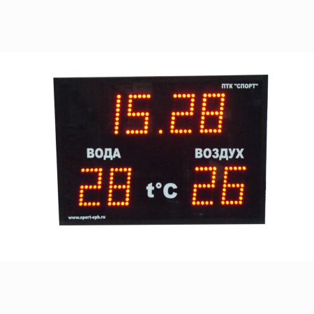 Купить Часы-термометр СТ1.16-2t для бассейна в Аксае 