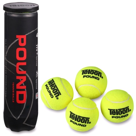 Купить Мяч для большого тенниса Teloon 828Т Р4  (4 шт) в Аксае 