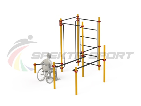 Купить Спортивный комплекс для инвалидов-колясочников WRK-D18_76mm в Аксае 
