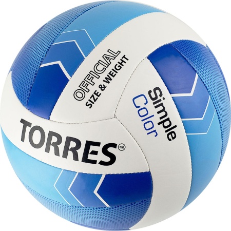 Купить Мяч волейбольный Torres Simple Color любительский р.5 в Аксае 